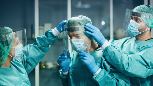 HCPs wearing PPE during COVID-19, reflections on surviving pandemics