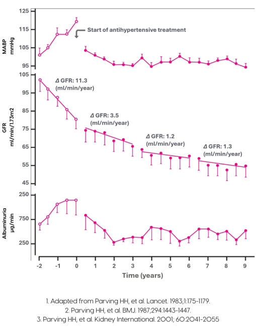 Hans Parving findings in 1983 