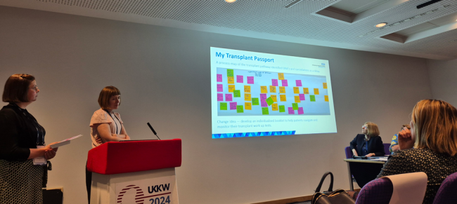 Transplant First presenting at UKKW 2024