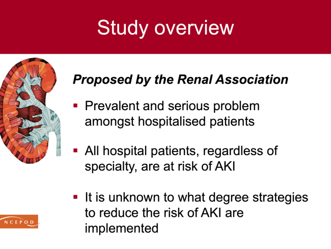 AKI Study Overview 'Adding Insult to Injury' report