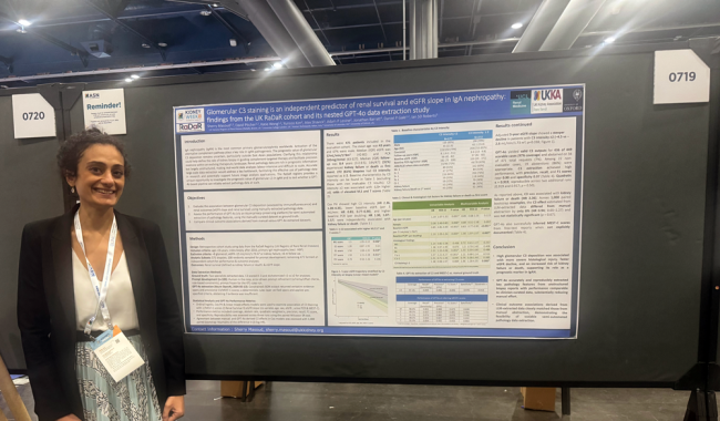 RaDaR Clinical Fellow presents poster at ASN Kidney Week