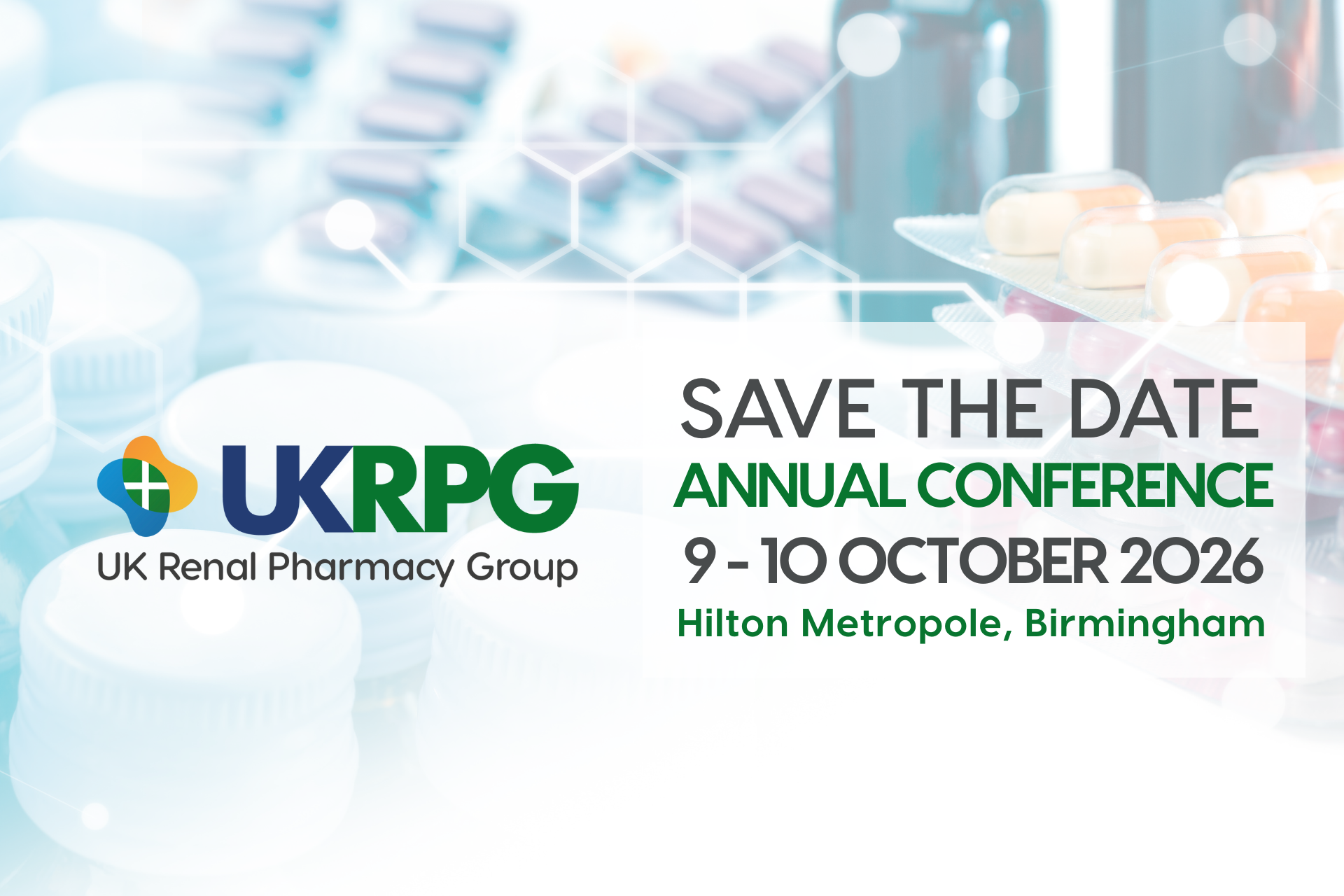 UK RPG Annual Conference 2026 Save the Date (9-10 Oct) Banner