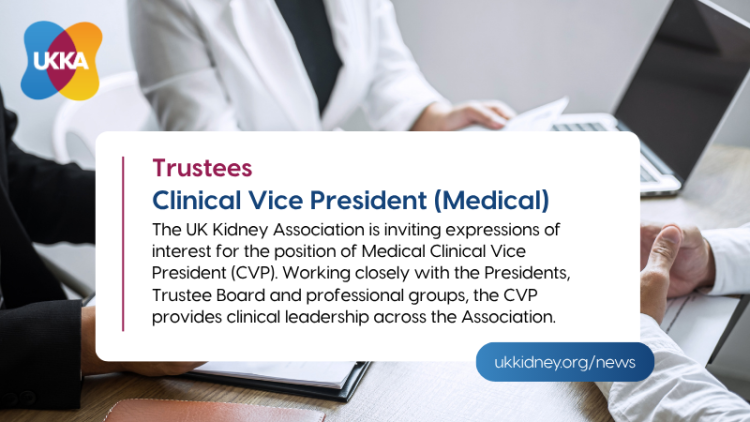 Apply to become our next UKKA Clinical Vice President (Medical)