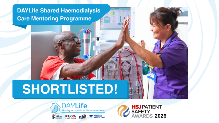 DAYLife Shortlisted for HSJ Award