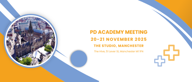 PD Academy Meeting Banner with Manchester image