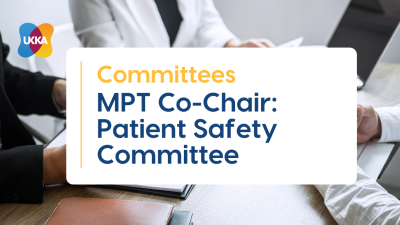 MPT Co-Chair for the Kidney Patient Safety Committe invited