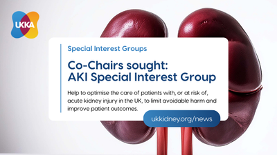 mage of kidneys overlaid with a description of the AKI SIG